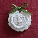 miniature bell springerle cookie mold press