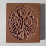 spring daffodils springerle cookie mold