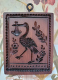 stork baby springerle cookie mold