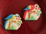 New for 2025! Tropical Parrot Springerle Cookie Mold