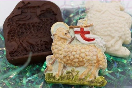 paschal lamb easter springerle cookie mold