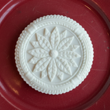 poinsettia flower springerle cookie mold