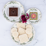 house on the hill square renaissance flower springerle cookie mold