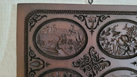 Four Seasons: All Four on One Board Large Springerle Cookie Mold