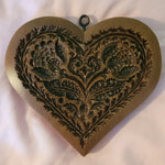 heart tulip carnation pomegranate springerle cookie mold