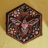 NEW FOR 2026! Bee My Honey Springerle Cookie Mold with Cookie Cutter
