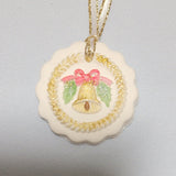 NEW 2026 RELEASE! Miniature Bell with Bow and Holly Leaves Springerle Cookie Mold