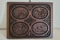 Four Seasons: All Four on One Board Large Springerle Cookie Mold