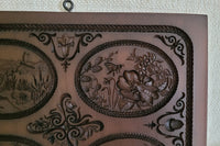 Four Seasons: All Four on One Board Large Springerle Cookie Mold