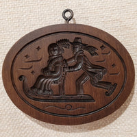 skating party springerle cookie mold
