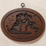 skating party springerle cookie mold