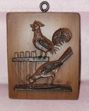 barnyard hen rooster springerle cookie mold