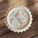tea pot springerle cookie mold