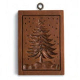 frosted tree springerle cookie mold