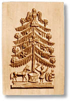 1019 Christmas Tree Springerle Emporium Cookie Mold Anis Paradies