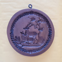 doe stag deer house on the hill springerle cookie mold