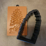 SET: Christmas Tree With Gifts Springerle Cookie Mold WITH Matching Cookie Cutter