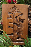 m2014 bear cub climbing tree springerle cookie mold house on the hill