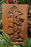 m2014 bear cub climbing tree springerle cookie mold house on the hill