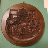 victorian family christmas springerle cookie mold