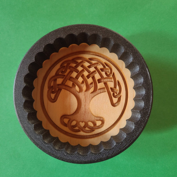 celtic tree of life springerle cookie mold cutter