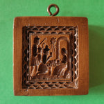 small nativity springerle cookie mold house on the hill