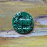 moose pin ceramic springerle cookie mold