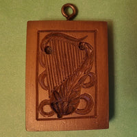 celtic harp springerle cookie mold
