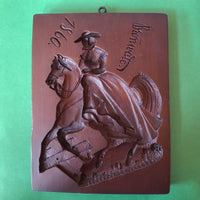 equestrian horse rider springerle cookie mold