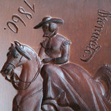 2115 m2115 springerle cookie mold equestrian horse rider