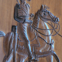 french dutch soldier on horse springerle cookie mold