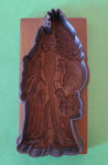 victorian santa springerle cookie mold cutter
