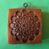 flower fireworks house on the hill springerle cookie mold