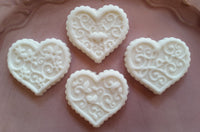 print of 4 hearts springerle emporium