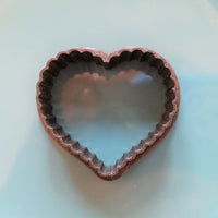 Cookie Cutter: Fluted Heart for Multi Image: Four Different Hearts Mold