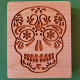 sugar skull springerle cookie mold
