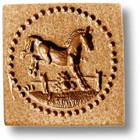 springerle emporium jumping horse cookie mold