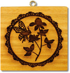 bee on clover springerle emporium cookie mold