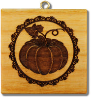 Plump Pumpkin Springerle Cookie Mold