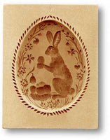 Rabbit (Bunny) in Easter Egg Springerle Cookie Mold by Anis-Paradies