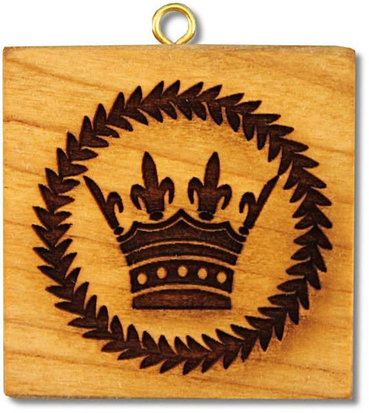 Crown Springerle Cookie Mold