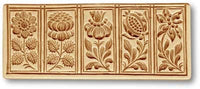 8915 multi image springerle cookie mold springerle emporium anis paradies five blossoms