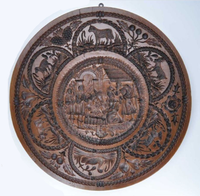 house on the hill nativity 1654 springerle cookie mold extra large