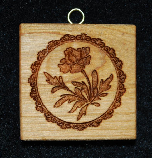 Carnation Blossom Springerle Cookie Mold