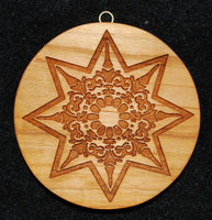 Large Mandala Star Springerle Cookie Mold