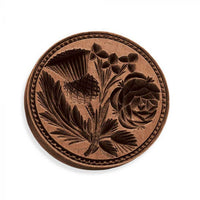 symbols of the British isles springerle cookie mold