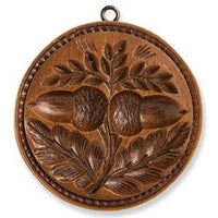 house on the hill double acorn springerle cookie mold M3029