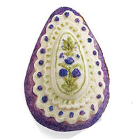 Rain Drop (Egg) with Flowers Springerle Cookie Mold