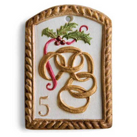 Complete Set: 12 Days of Christmas Springerle Cookie Molds