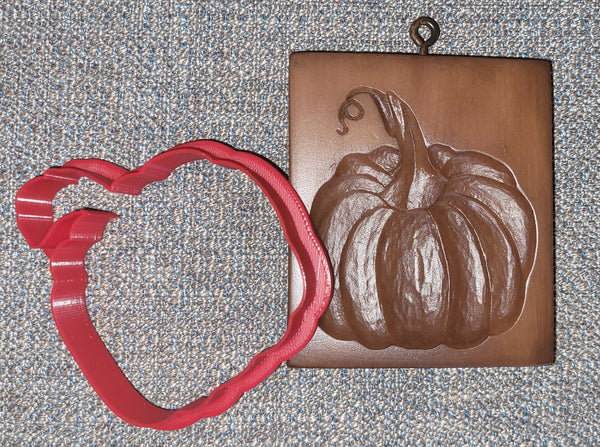 harvest pumpkin springerle cookie cutter